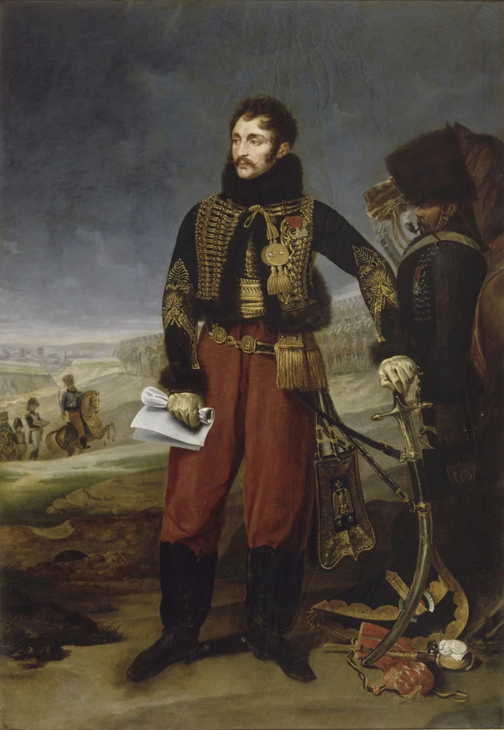  21-Antoine-Jean Gros-Ritratto del generale Antoine Charles Louis de Lasalle che riceve la resa della guarnigione di Stettino-Musse des Armees, Parigi